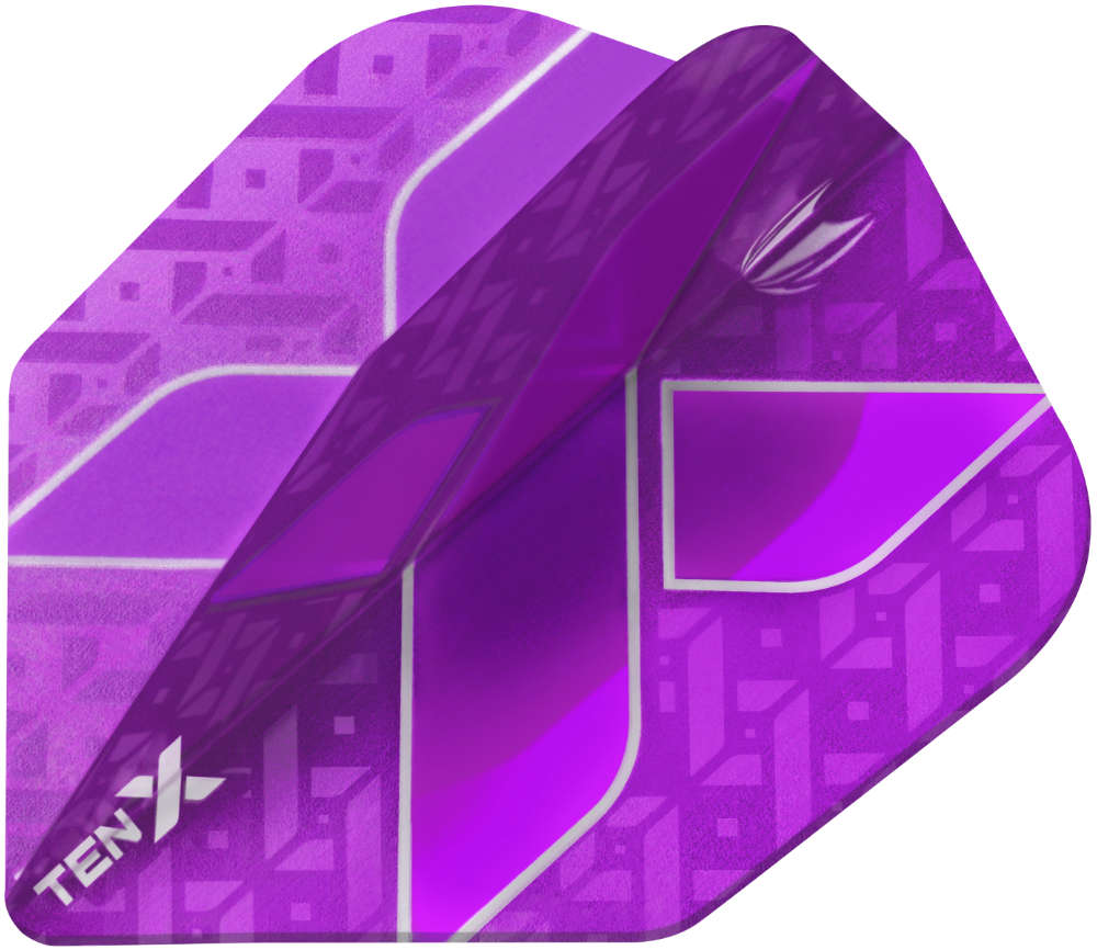 TARGET Ten-X - Purple - Flights - 3 Stück