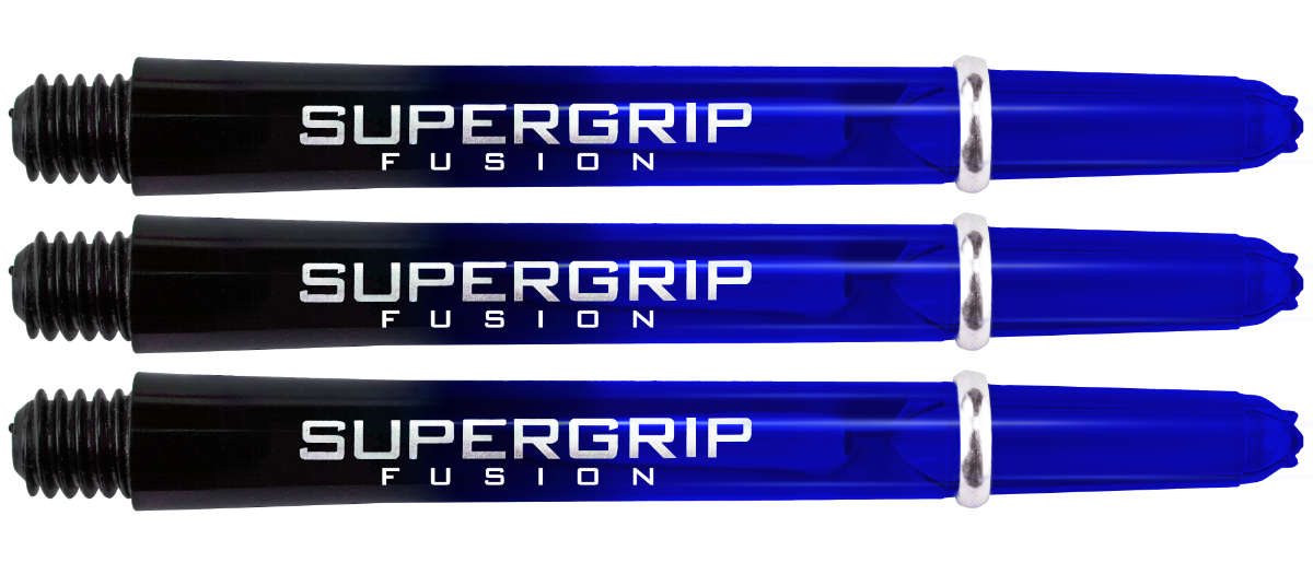 HARROWS Supergrip Fusion Blue - Shafts - MEDIUM (47 mm) - 3 Stück