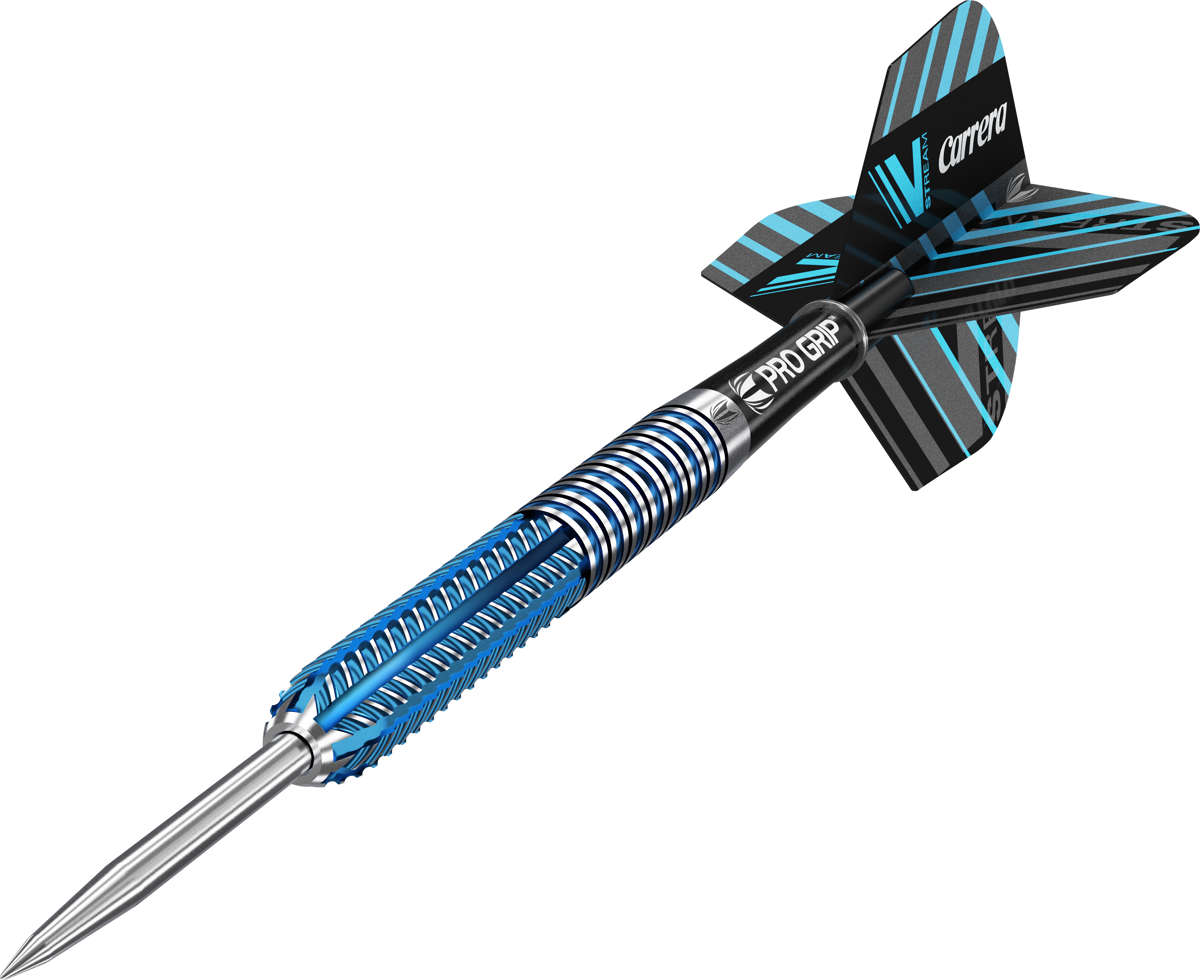 TARGET CARRERA V-STREAM V1 - Steel Darts - 26g (+/- 0.05g) - 90% T