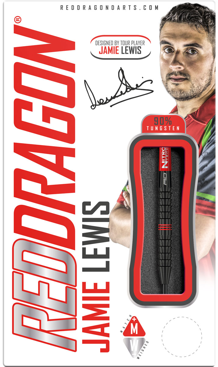 RED DRAGON Steeldarts JAMIE LEWIS - 25g - 90% T