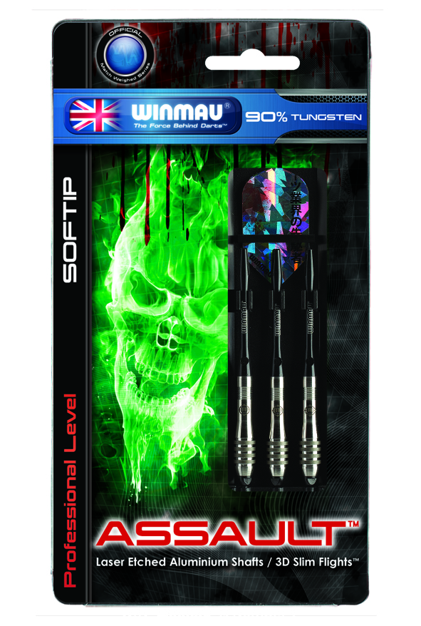 Softdart ASSAULT 2 - 90% Wolfram - 16g - +/- 0.05g