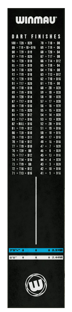 WINMAU® Soft-feel dart mat - Dart-Teppich