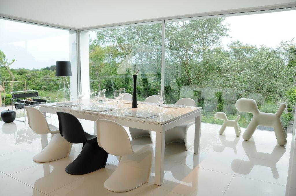 Fusiontable - Weiss Glanz Pulverbeschichtet