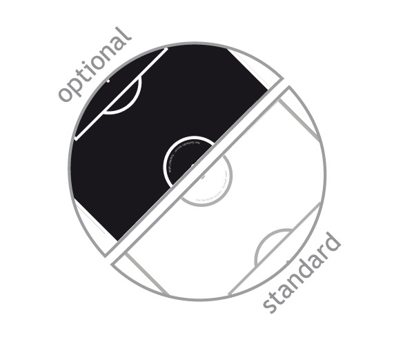 GARLANDO G-500 ZEBRA - Tischfussball