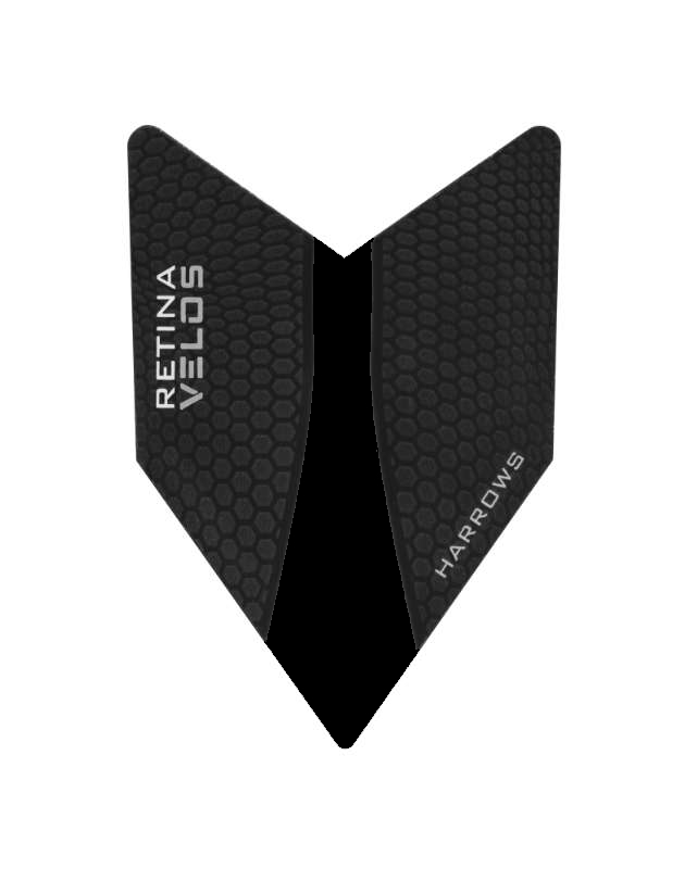 HARROWS VELOS RETINA 100 - Flight - Black - 3 Stück