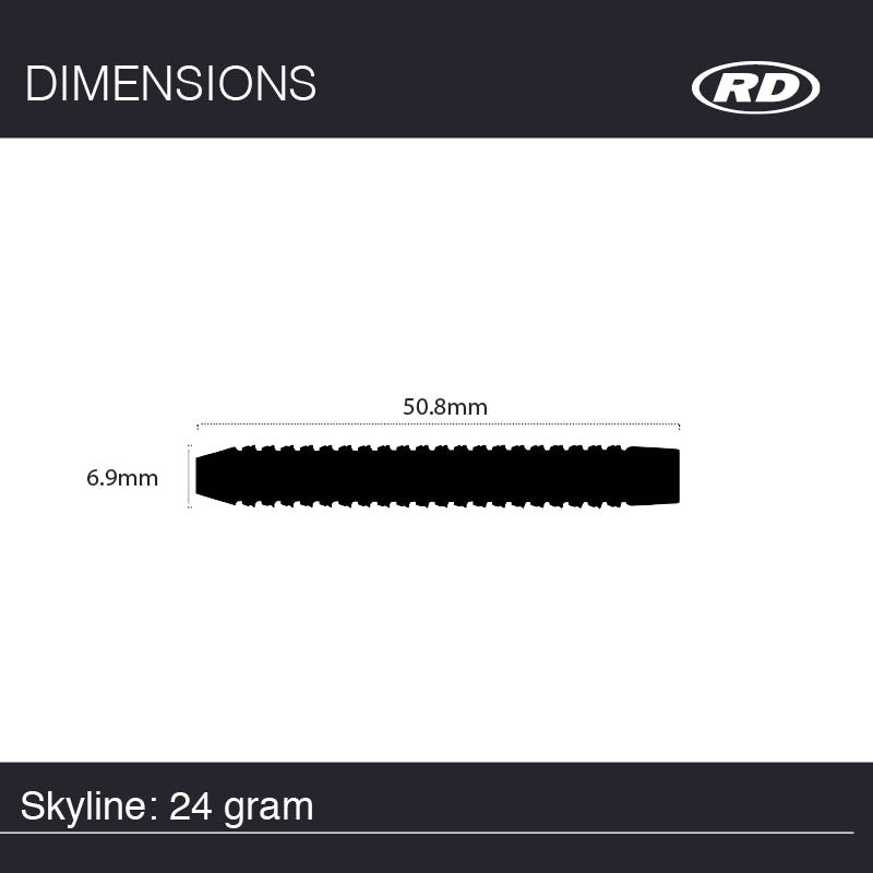 RED DRAGON Steeldarts SKYLINE - 24g - 90% T