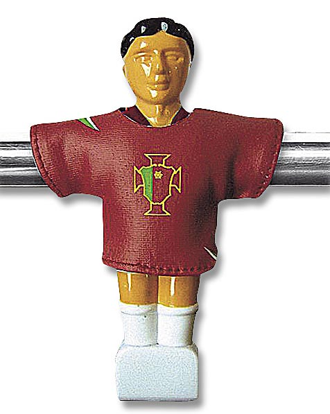 PORTUGAL - Trikot für Töggelikasten / Tischfussball - Set à 11 Stück