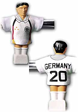DEUTSCHLAND - Trikot für Töggelikasten / Tischfussball - Set à 11 Stück