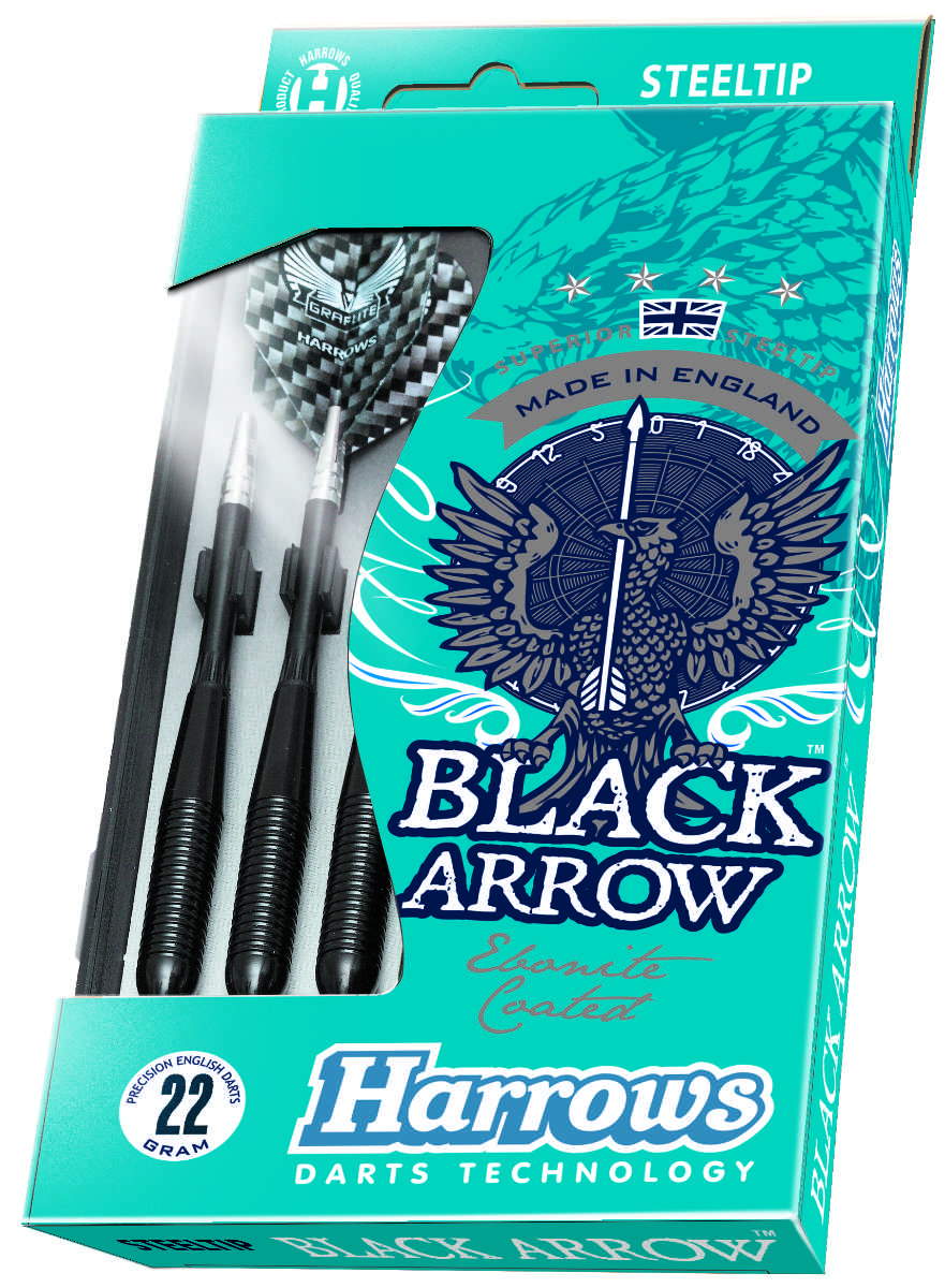 HARROWS BLACK ARROW - Steeldarts - 25g - Messing