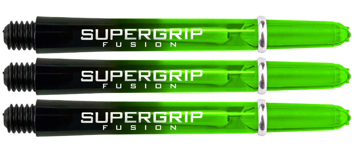 HARROWS Supergrip Fusion Green - Shafts - MEDIUM (47 mm) - 3 Stück