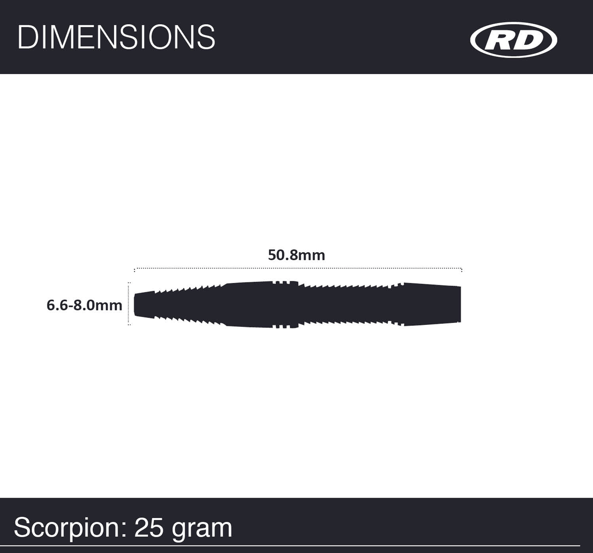 RED DRAGON Steeldarts SCORPION - 25g - 85% T