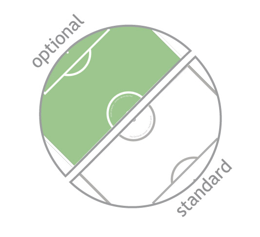 GARLANDO G-500 APPLE GREEN - Tischfussball