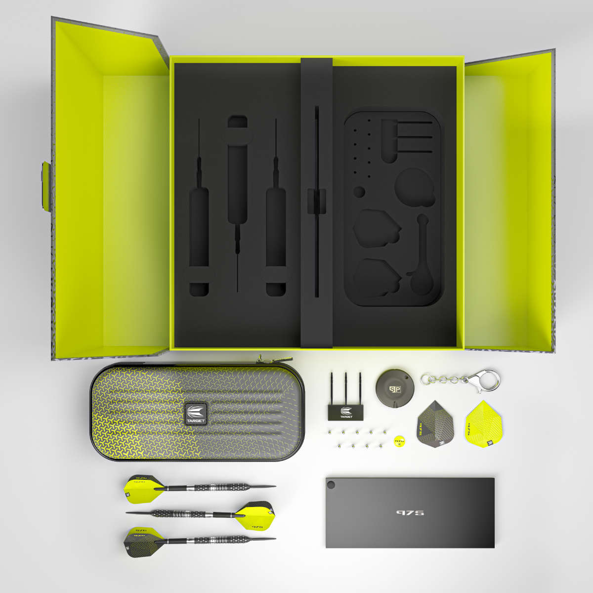 TARGET 975 SP - Steel Darts - 23g (+/- 0.05g) - 97.5% - Swiss Points