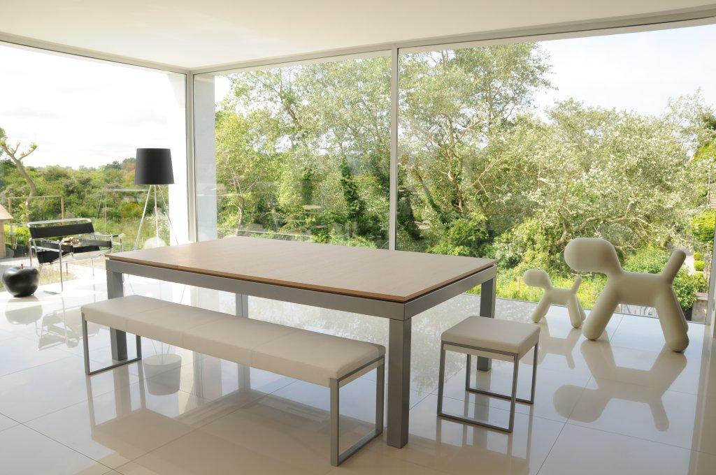 Fusiontable - Aluminium Matt Pulverbeschichtet