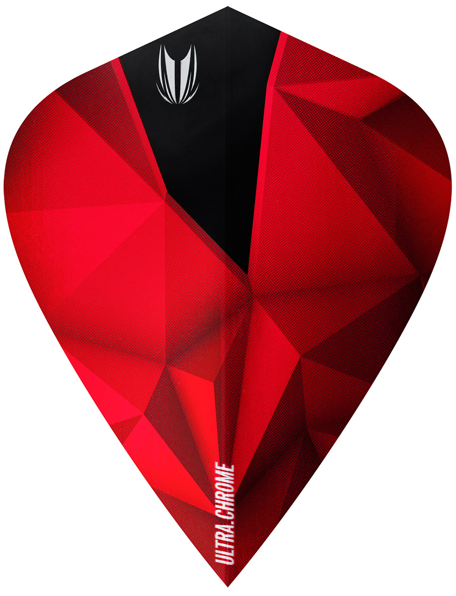 TARGET VISION KITE 100 - Flight - 3 Stück - Shard Crimson