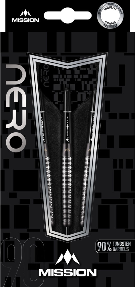MISSION NERO Darts Steel - M1 - 25g - 95% T - ±0.05g