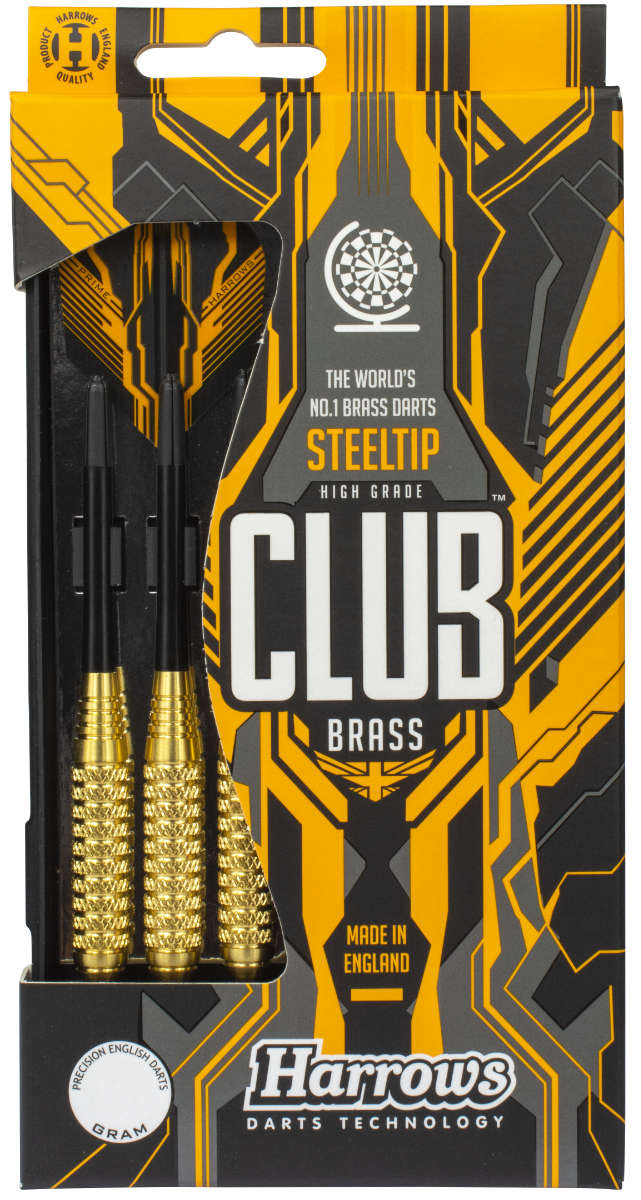 HARROWS CLUB BRASS - Steeldarts - 22g - Messing