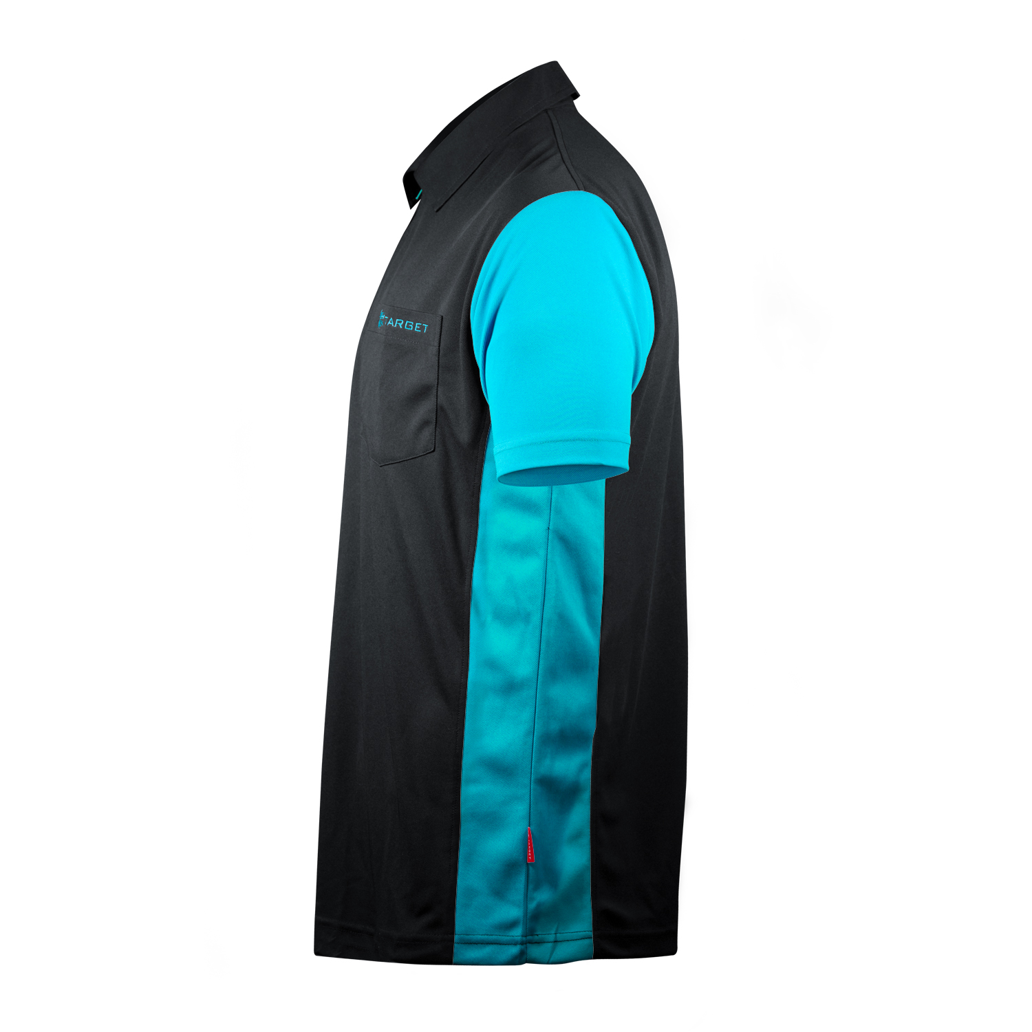 Target Coolplay 3 - Black & Aqua Blue - Dart Shirt