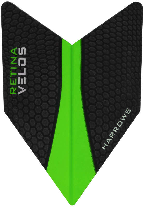HARROWS VELOS RETINA 100 - Flight - Green - 3 Stück