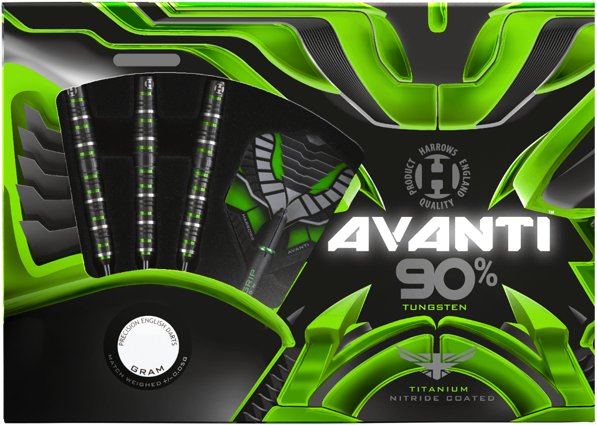 HARROWS AVANTI - Steeldarts - 22g - 90% T - +/- 0.05g