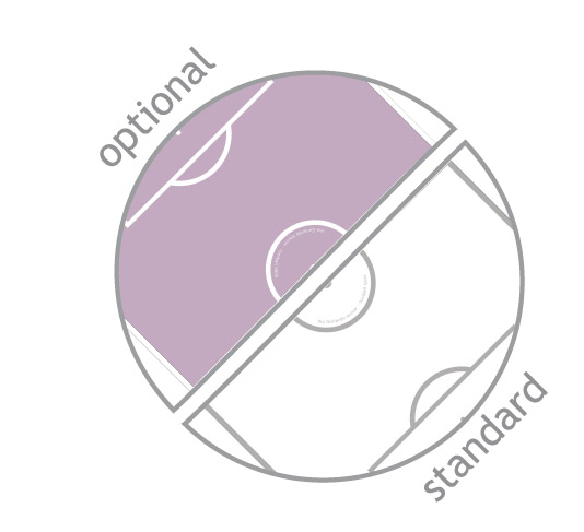 GARLANDO G-500 LAVENDER BLUE - Tischfussball