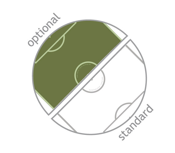 GARLANDO G-500 MILITARY JUNGLE - Tischfussball