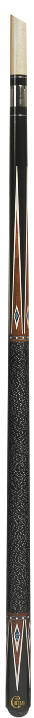 CHEETAH 2 - Billard Queue - 2-teilig - Leinen Griff - Klebleder