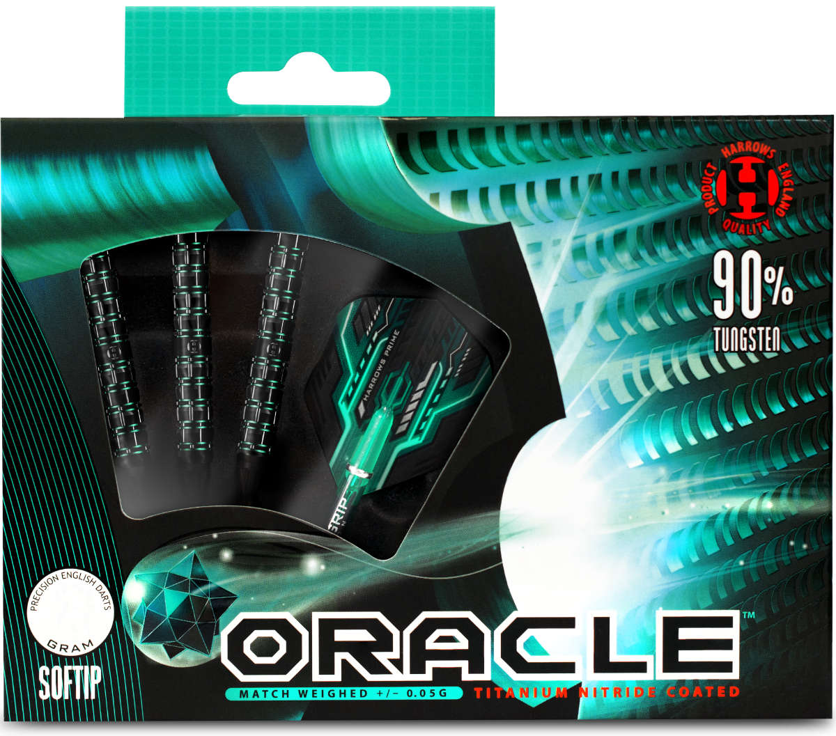 HARROWS ORACLE - E-Darts - 18g - 90% T - +/- 0.05g