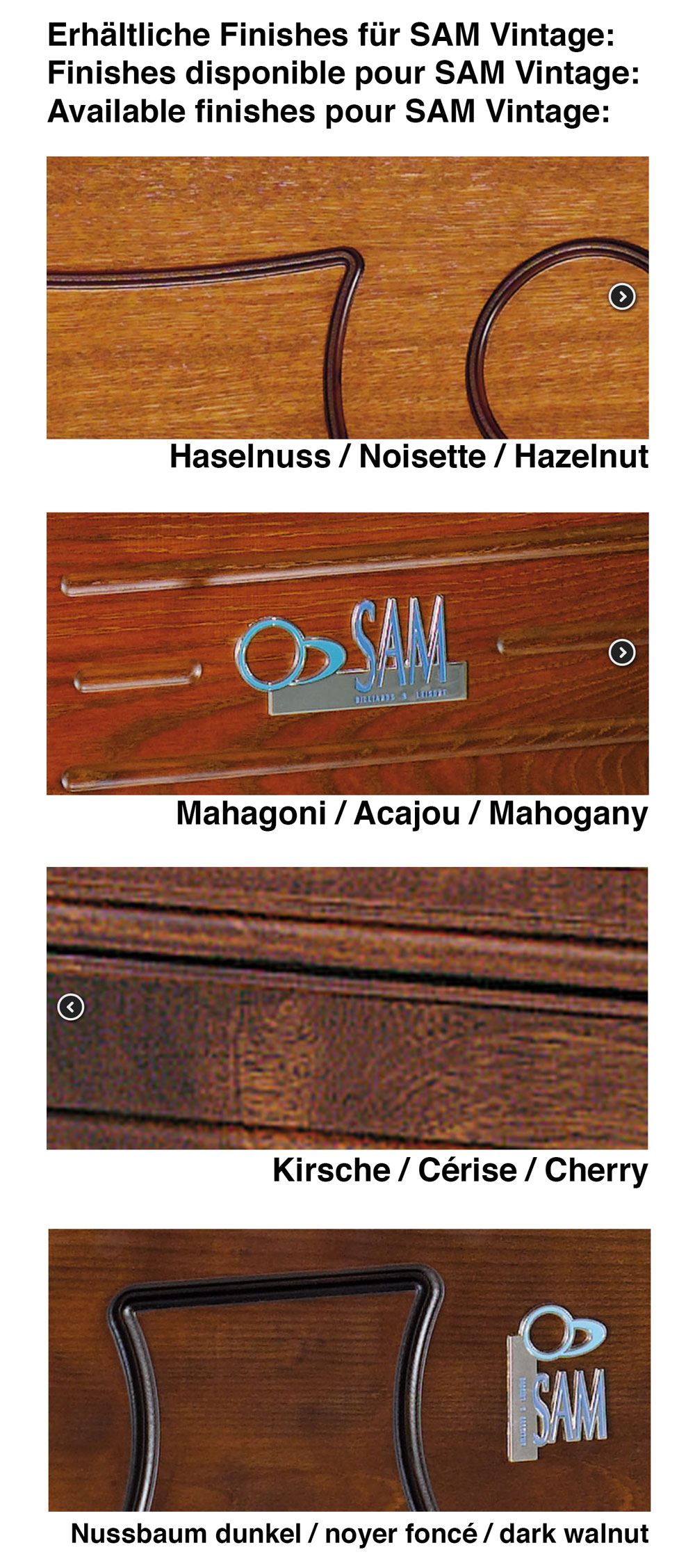 MADRID von SAM Billares - 7 od. 8 Fuss - Billardtisch