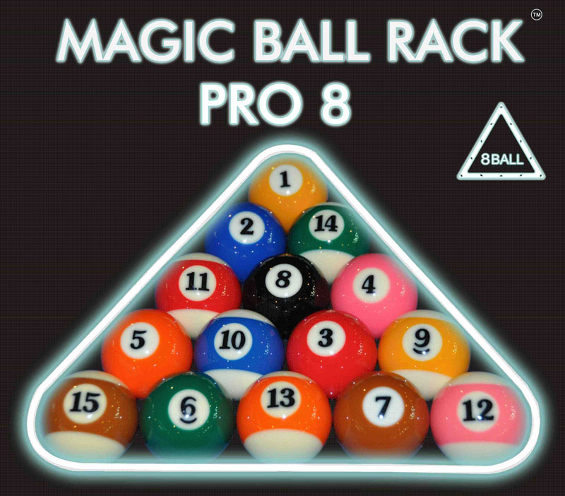 MAGIC BALL RACK PRO für 8-Ball - Einfach und genial!