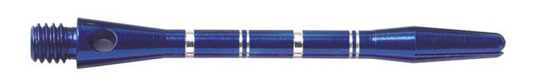 Shaft - ANODISED ALU RE-GROOVED - short/medium - Blau