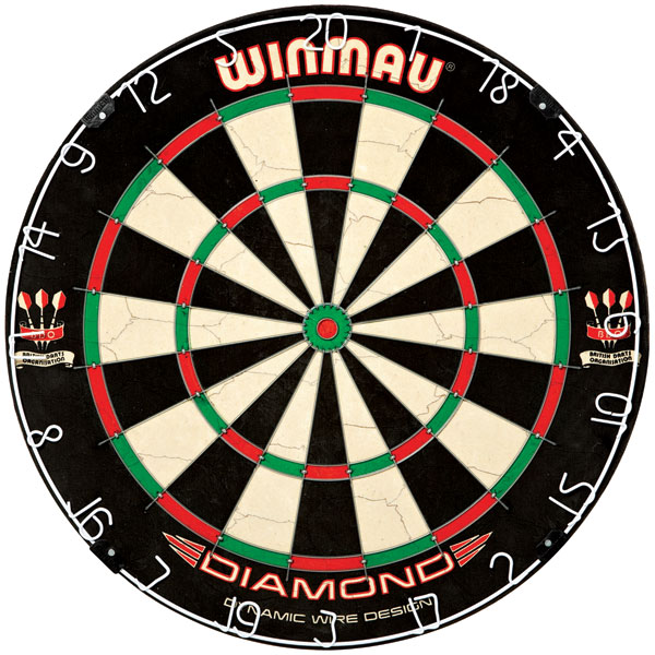 WINMAU DIAMOND - Dartboard für Steel- &amp; Softdarts - 3010