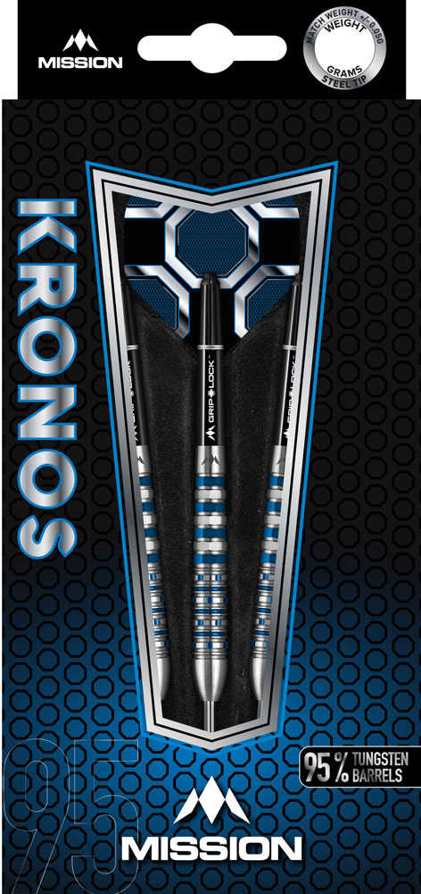 MISSION KRONOS Darts Steel - M3 - 24g - 95% T - ±0.05g