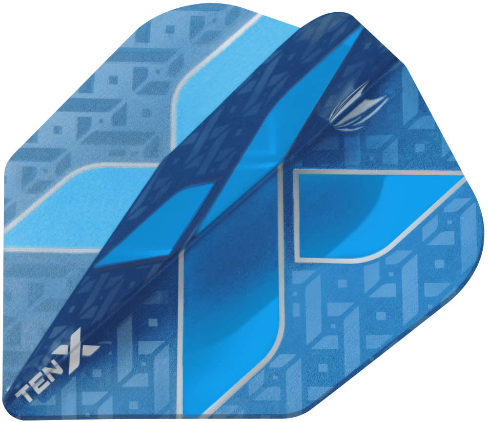 TARGET Ten-X - Blue - Flights - 3 Stück