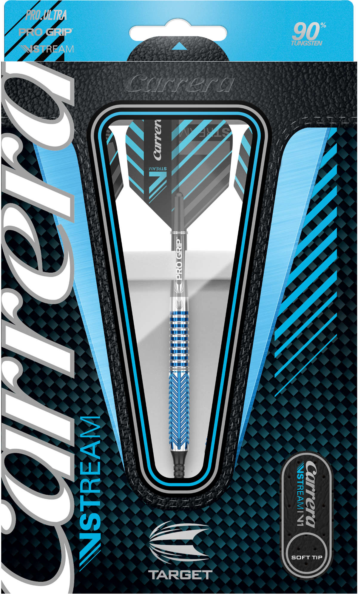 TARGET CARRERA V-STREAM V2 - E-Darts - 18g (+/- 0.05g) - 90% T