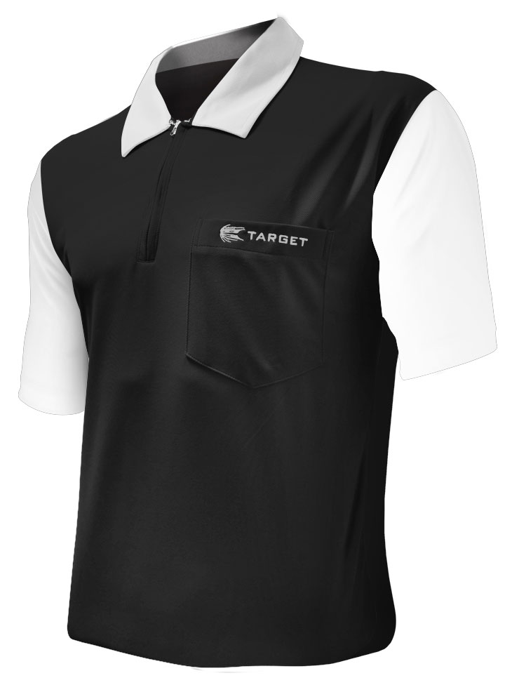 Target Coolplay 2 Dart Shirt - BLACK & WHITE
