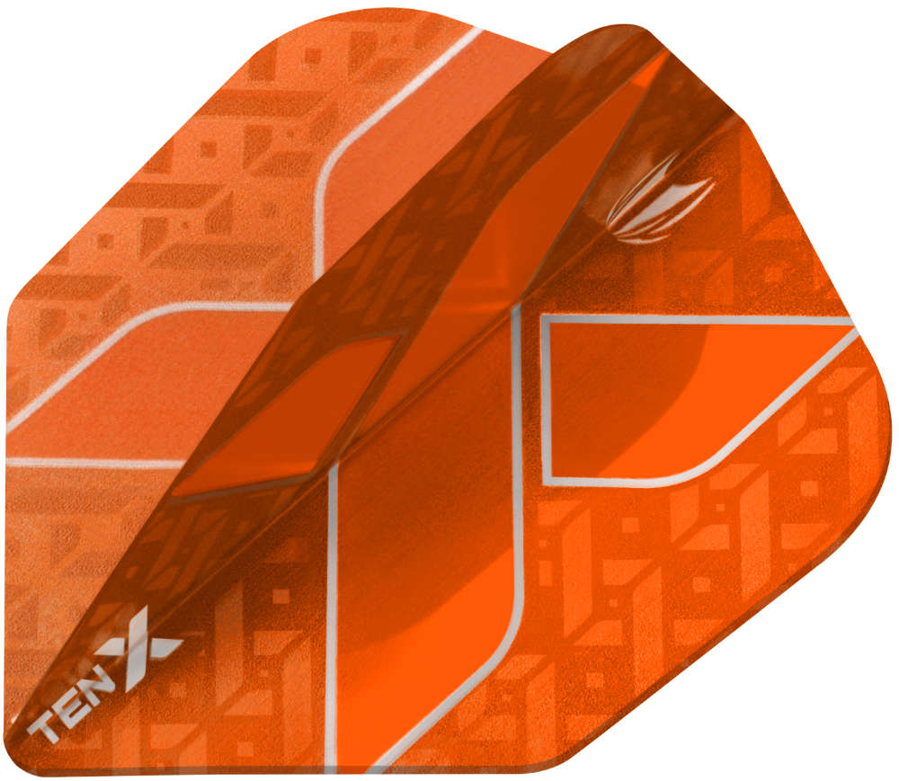 TARGET Ten-X - Orange - Flights - 3 Stück