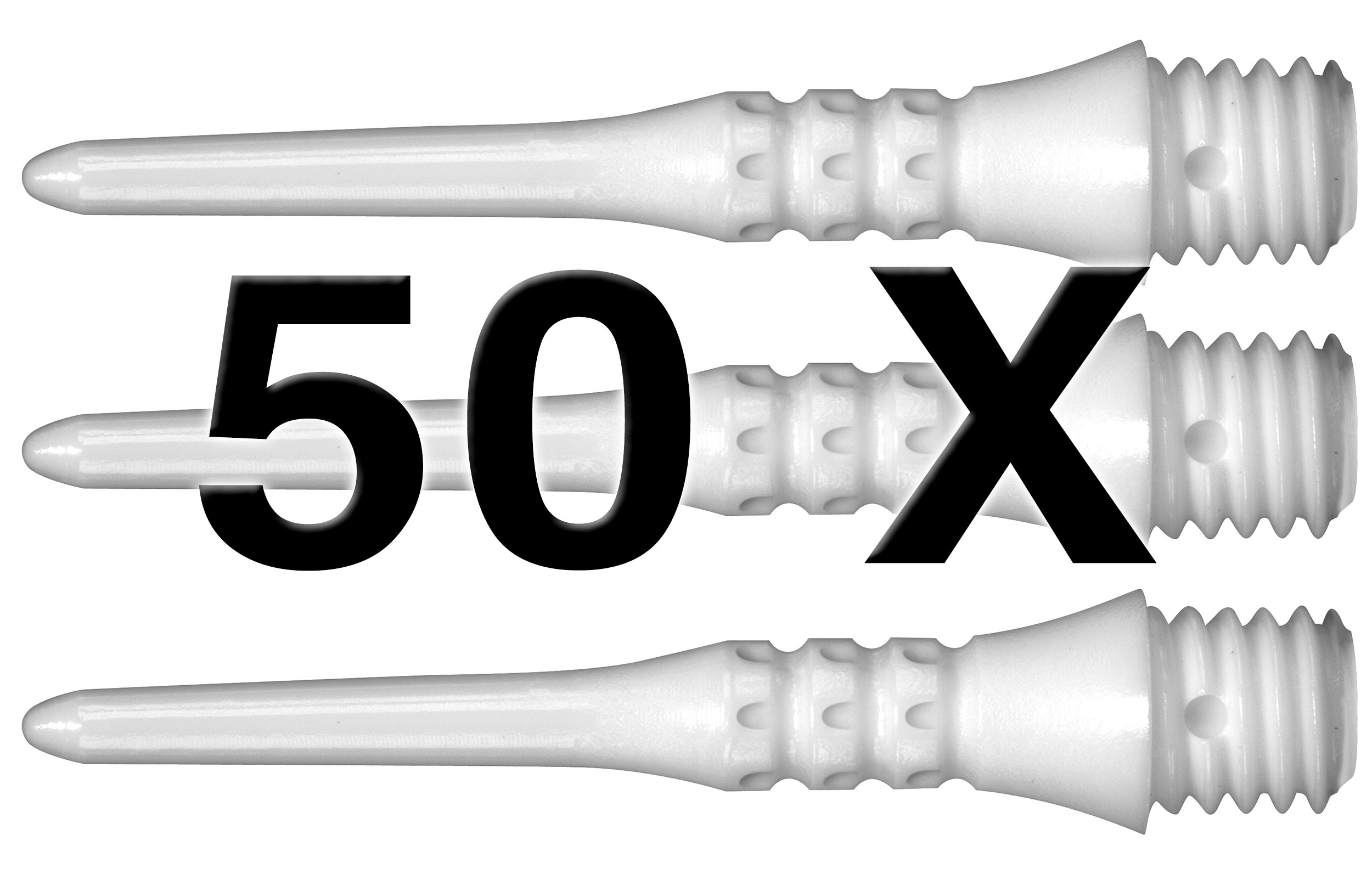 TARGET PIXEL TIPS weiss - 25 mm - 50 Stk