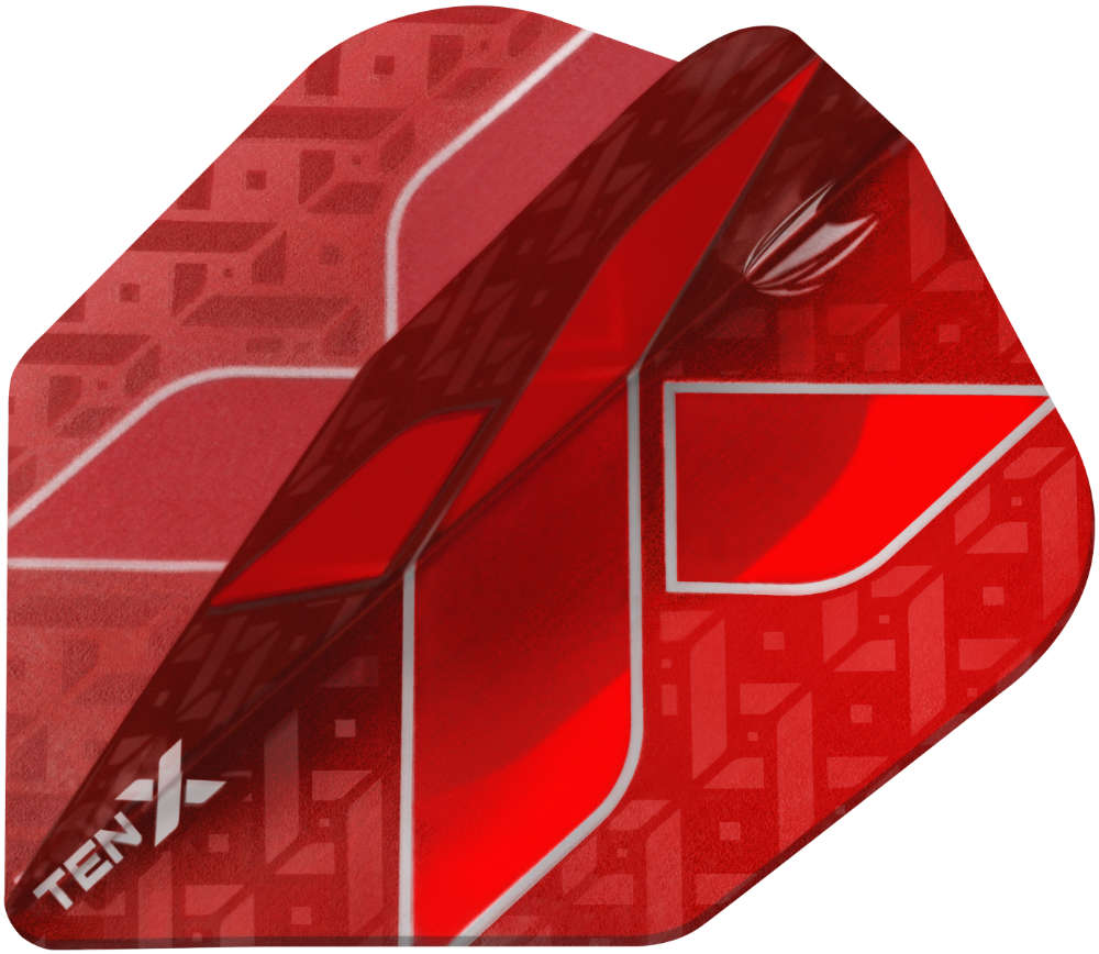 TARGET Ten-X - Red - Flights - 3 Stück