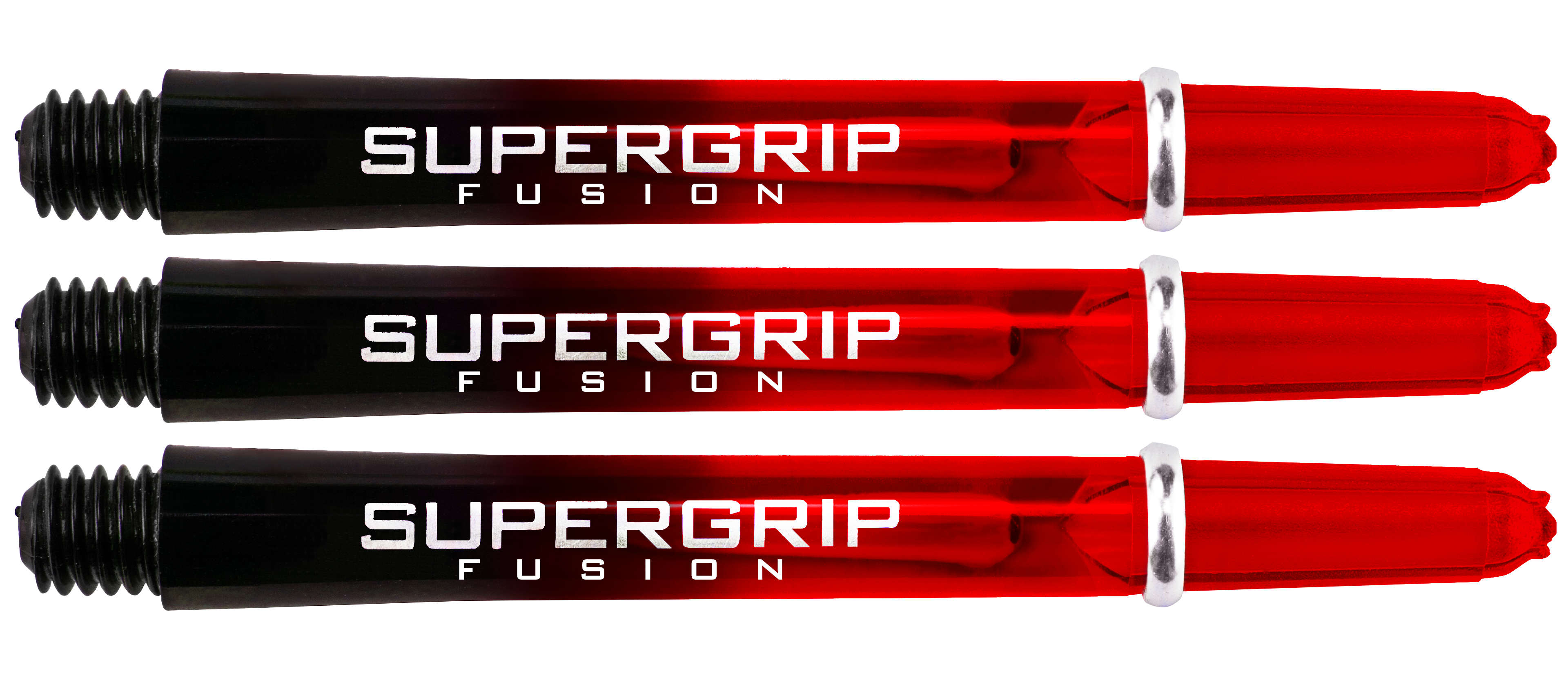 HARROWS Supergrip Fusion Red - Shafts - MEDIUM (47 mm) - 3 Stück