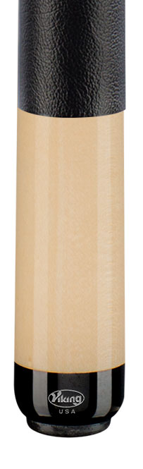 VIKING A229 Black Leather - Billard Queue - Handmade in USA