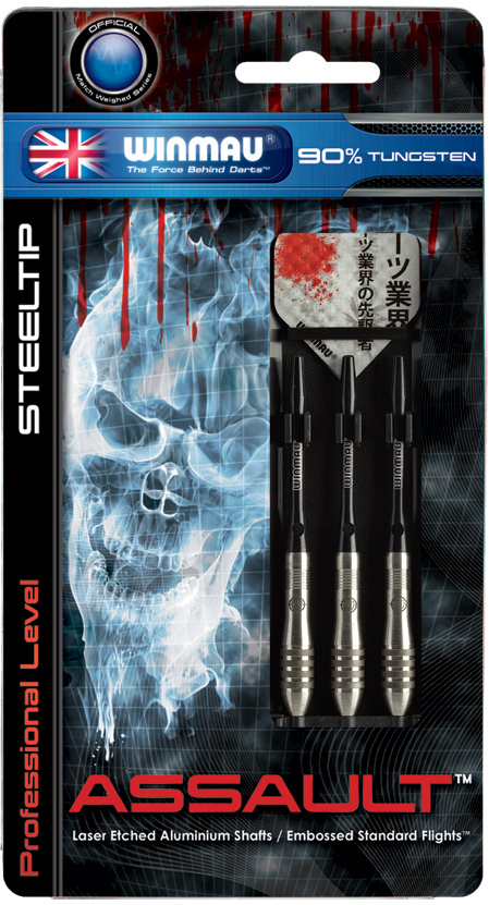 Steeldart WINMAU ASSAULT D - 90% Wolfram - 26g - +/- 0.1g