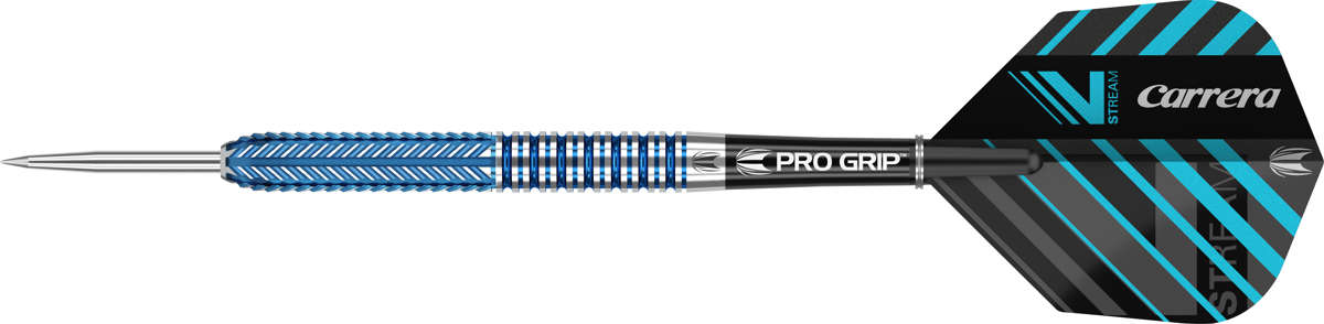 TARGET CARRERA V-STREAM V1 - Steel Darts - 26g (+/- 0.05g) - 90% T