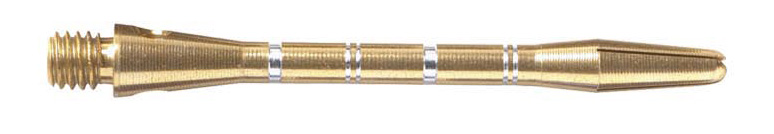 Shaft - ANODISED ALU RE-GROOVED - short/medium - Goldfarbig