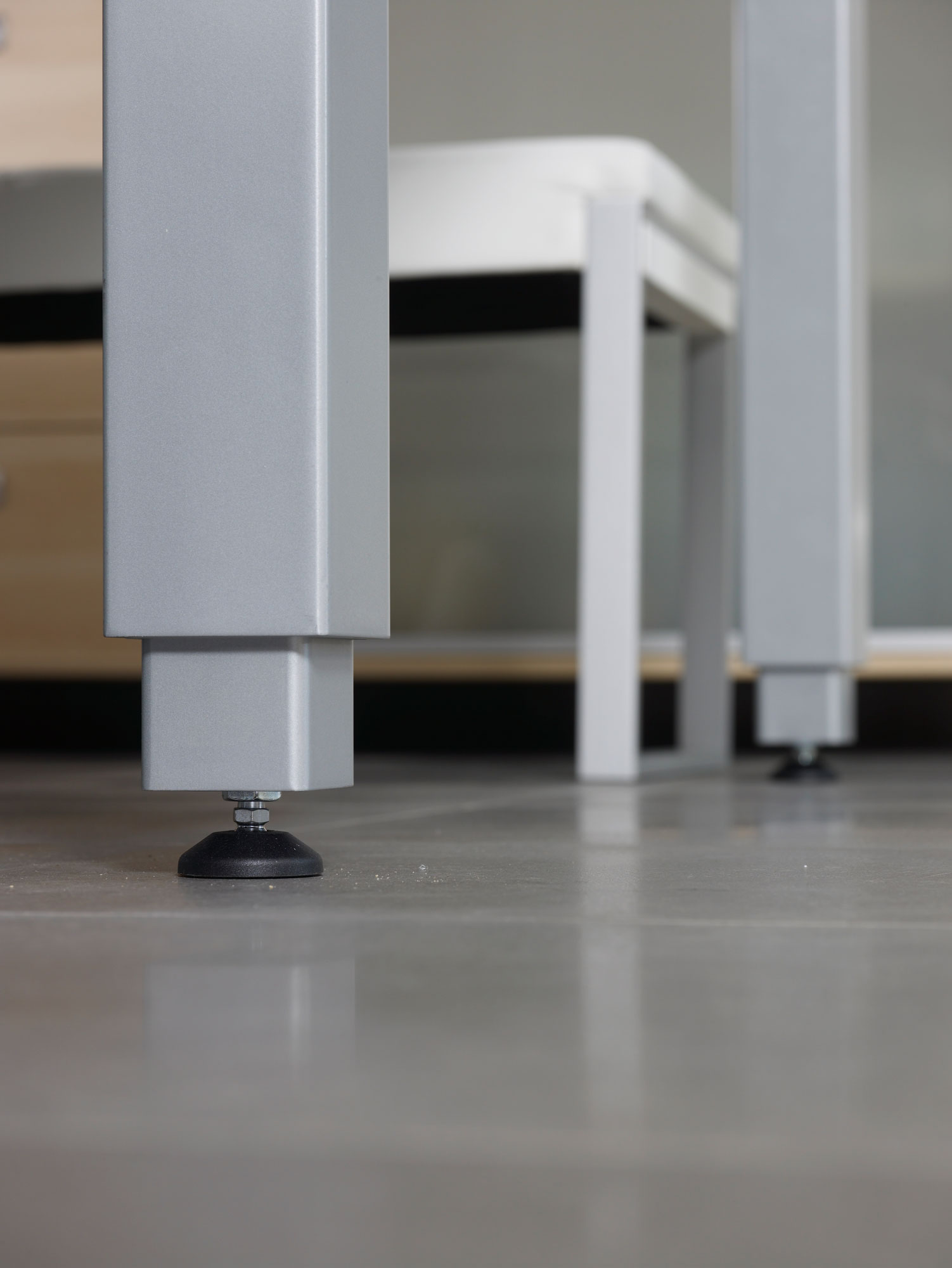 Fusiontable - Aluminium Matt Pulverbeschichtet