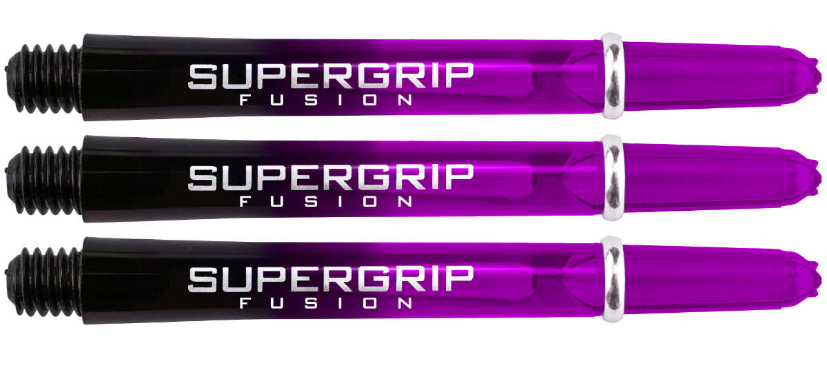 HARROWS Supergrip Fusion Purple - Shafts - MEDIUM (47 mm) - 3 Stück