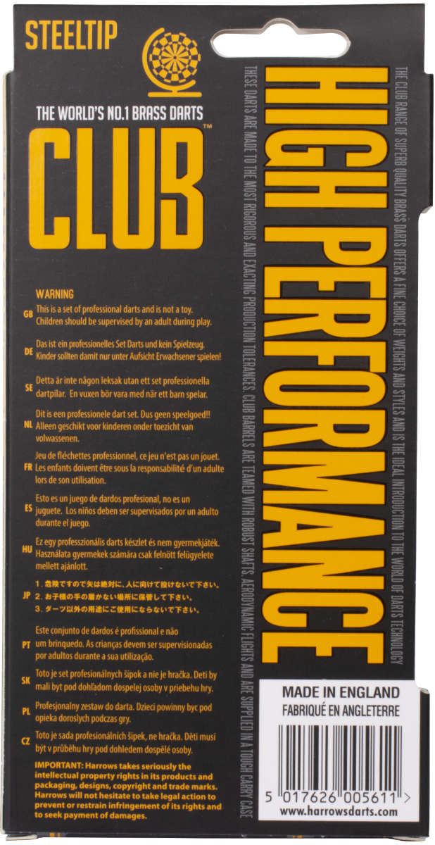 HARROWS CLUB BRASS - E-Dart - 18g - Messing